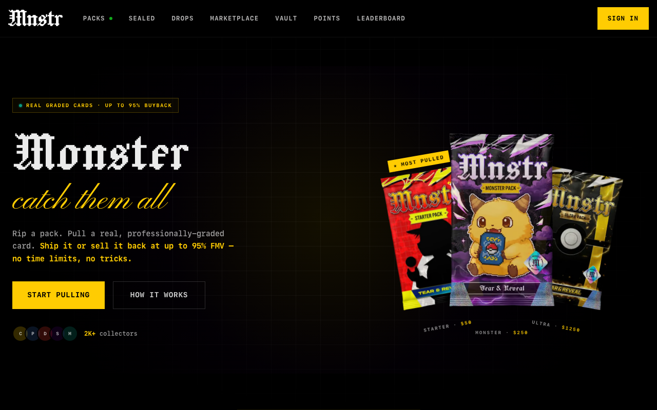 MNSTR homepage